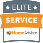 Elite Customer Service Award - HomeAdvisor Contractor Badges